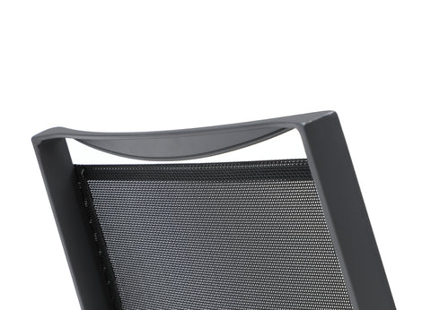 Image of Whiteline Aloha Outdoor Dining Chair DC1566-GRY - Vip Game Room