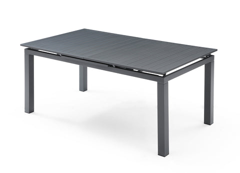 Image of Whiteline Alum Outdoor Extendable Dining Table DT1567-GRY - Vip Game Room