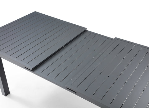 Image of Whiteline Alum Outdoor Extendable Dining Table DT1567-GRY - Vip Game Room