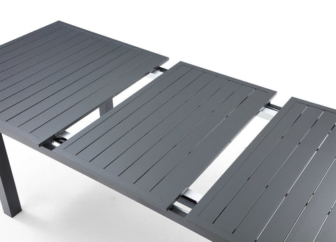 Image of Whiteline Alum Outdoor Extendable Dining Table DT1567-GRY - Vip Game Room