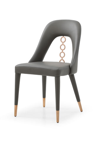 Image of Whiteline Liza Dining Chair DC1710P - Vip Game Room