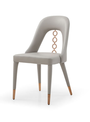 Image of Whiteline Liza Dining Chair DC1710P - Vip Game Room
