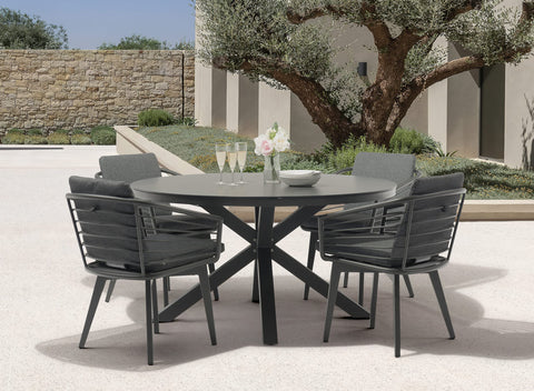 Image of Whiteline Kassey Outdoor Dining Table DT1835-DGRY - Vip Game Room