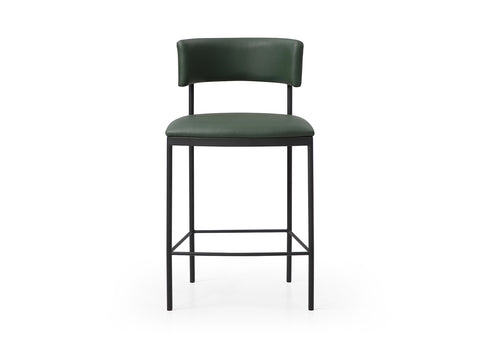 Image of Whiteline Envie Counter Stool BS1821P-GRN - Vip Game Room