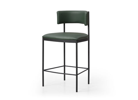 Image of Whiteline Envie Counter Stool BS1821P-GRN - Vip Game Room