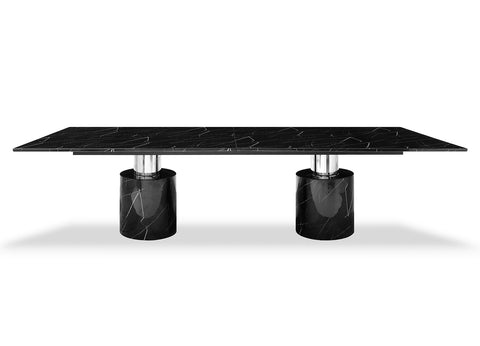 Image of Whiteline Geneva Large Dining Table 180" DT1640XL - Vip Game Room