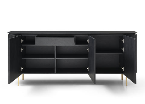 Image of Whiteline Heidi Buffet SB1842-BLK - Vip Game Room