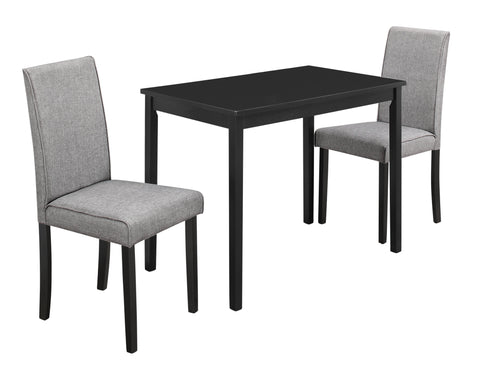 Image of Monarch Specialties Dining Table Set, 3pcs Set, Small, 39" I 1016 - Vip Game Room