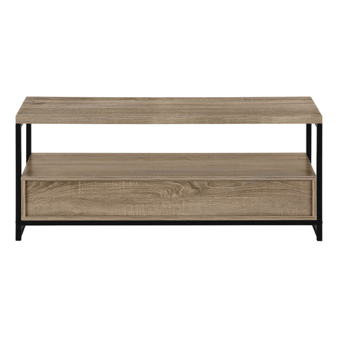 Image of Monarch Specialties Tv Stand, 48 Inch, Brown Laminate I 2872 - Vip Game Room