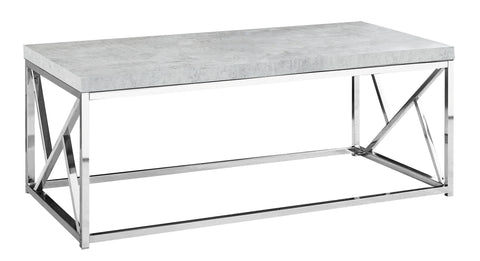 Image of Monarch Specialties Coffee Table 48"L, Grey Laminate I 3375 - Vip Game Room