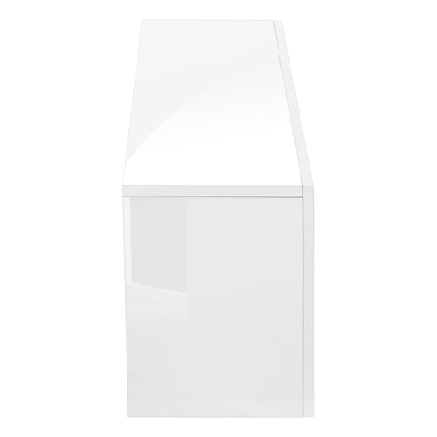 Image of Monarch Specialties Tv Stand, 63 Inch Glossy White Laminate I 3548 - Vip Game Room