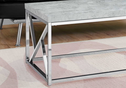 Image of Monarch Specialties Coffee Table 48"L, Grey Laminate I 3375 - Vip Game Room