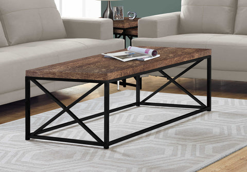 Image of Monarch Specialties Coffee Table 44"L, Brown Laminate I 3416 - Vip Game Room