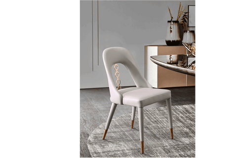 Image of Whiteline Liza Dining Chair DC1710P - Vip Game Room