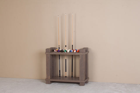 Image of Viking Log Barnwood Floor Cue Rack 31"H x 36"W x 14"D - Vip Game Room