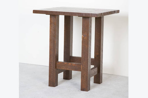 Image of Viking Log Barnwood Pub Table 42"H x 36"W x 36"D - Vip Game Room