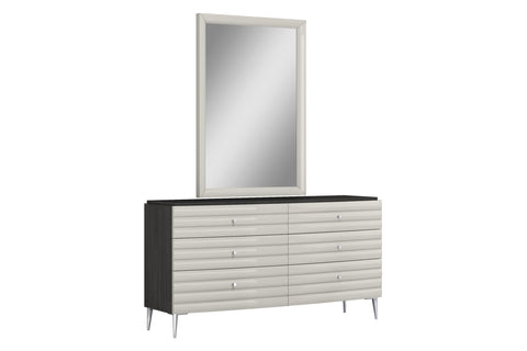 Image of Whiteline Pino Dresser DR1752-DGRY/LGRY - Vip Game Room