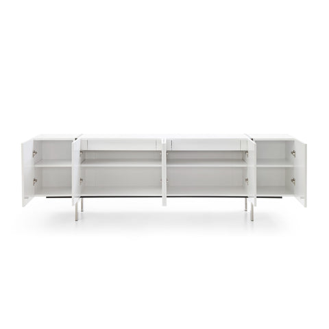 Image of Whiteline Struttura Buffet Large SB1249L-WHT - Vip Game Room
