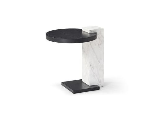 Image of Whiteline Mabel Side Table ST1899-BLK - Vip Game Room