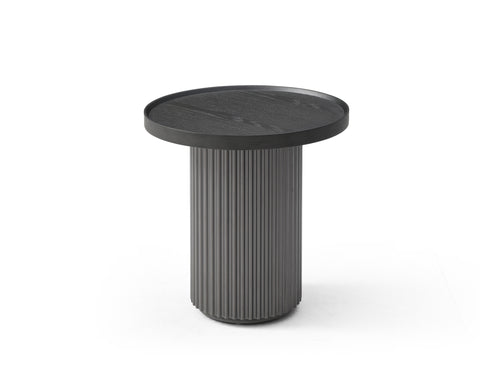 Image of Whiteline Heidi Side Table ST1842-DGRY - Vip Game Room