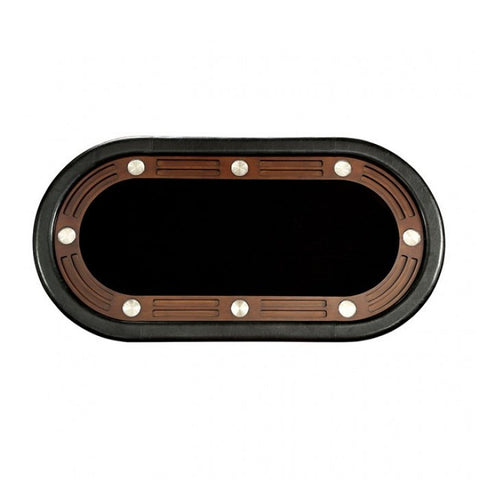 Image of Furniture of America Dyeson Contemporary Oval Game Table - Vip Game Room