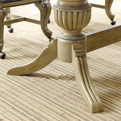 Image of Furniture of America Dyeson Contemporary Oval Game Table - Vip Game Room