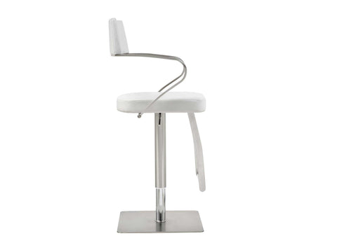 Image of Whiteline Zuri Barstool BS1621P - Vip Game Room