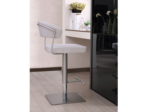 Image of Whiteline Maureen Barstool BS1623P - Vip Game Room