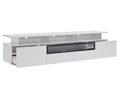 Image of Whiteline Taylor TV Unit EC1398-WHT - Vip Game Room