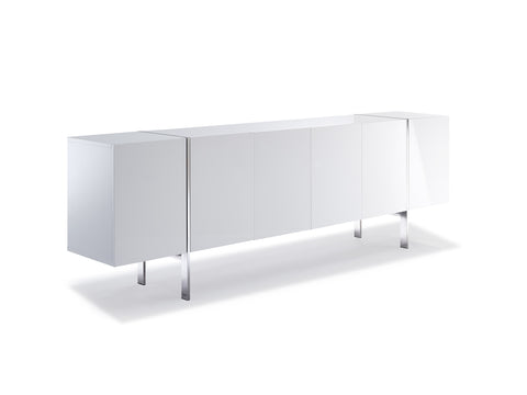 Image of Whiteline Struttura Buffet Large SB1249L-WHT - Vip Game Room
