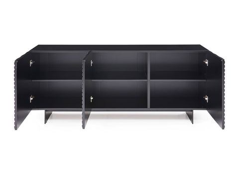 Image of Whiteline Vanessa Buffet SB1425-BLK - Vip Game Room