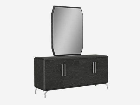 Image of Whiteline Los Angeles Buffet SB1619-GRY - Vip Game Room