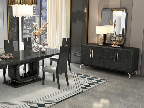 Image of Whiteline Los Angeles Buffet SB1619-GRY - Vip Game Room