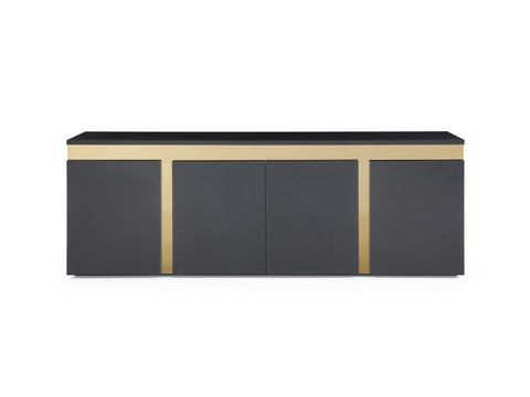 Image of Whiteline Sumo Buffet SB1658-BLK - Vip Game Room