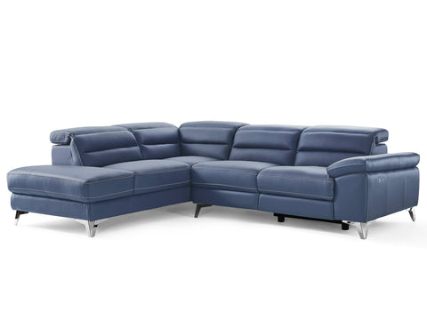 Image of Whiteline Johnson Sectional SL1349L-NVY - Vip Game Room