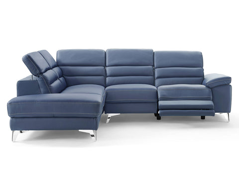 Image of Whiteline Johnson Sectional SL1349L-NVY - Vip Game Room
