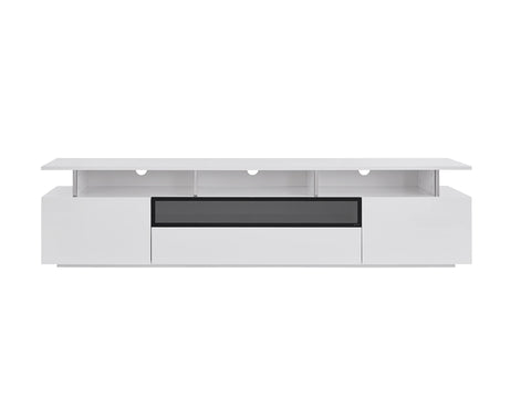 Image of Whiteline Taylor TV Unit EC1398-WHT - Vip Game Room
