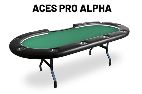 Image of BBO Aces Pro Alpha LED Poker Table - Vip Game Room