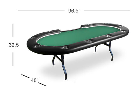 Image of BBO Aces Pro Alpha LED Poker Table - Vip Game Room