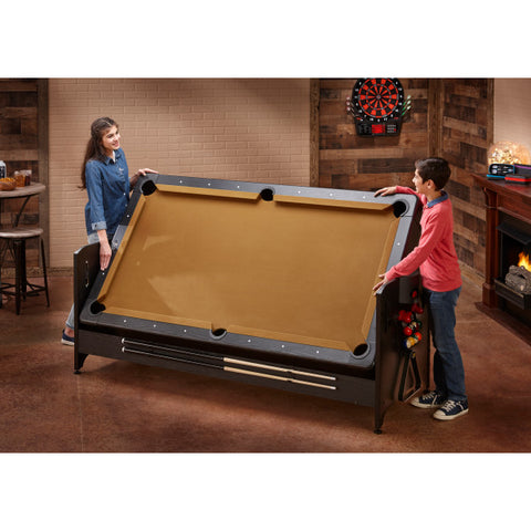 Image of Fat Cat Original 3-in-1 7' Pockey Multi-Game Table Tan - Vip Game Room