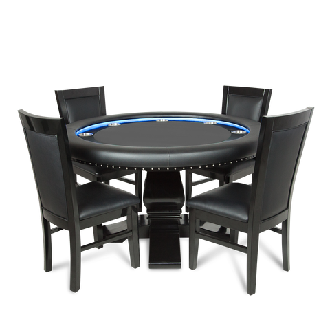 Image of BBO Ginza LED Round Poker Table - Vip Game Room