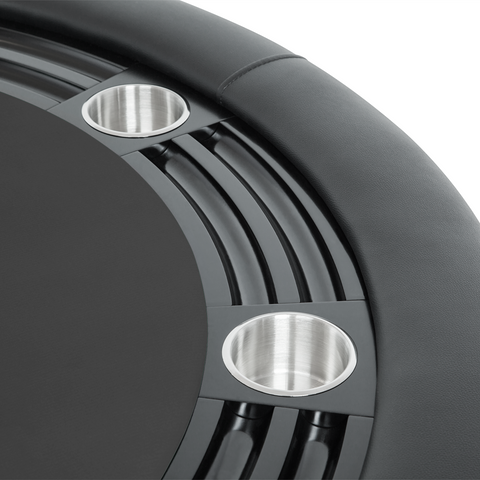 Image of BBO Nighthawk 55" Round Poker Table w/ Chip Tray - Vip Game Room