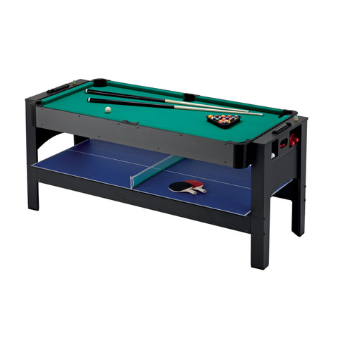 Image of Fat Cat 3-in-1 6' Flip Multi-Game Table - Vip Game Room