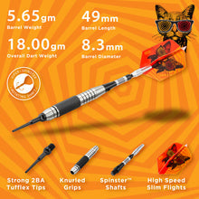 Image of Viper The Freak Darts Soft Tip Darts Knurled and Grooved Barrel 18 Grams - Vip Game Room