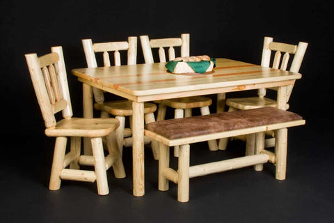 Image of Viking Log - Log Farm Table Non-stock