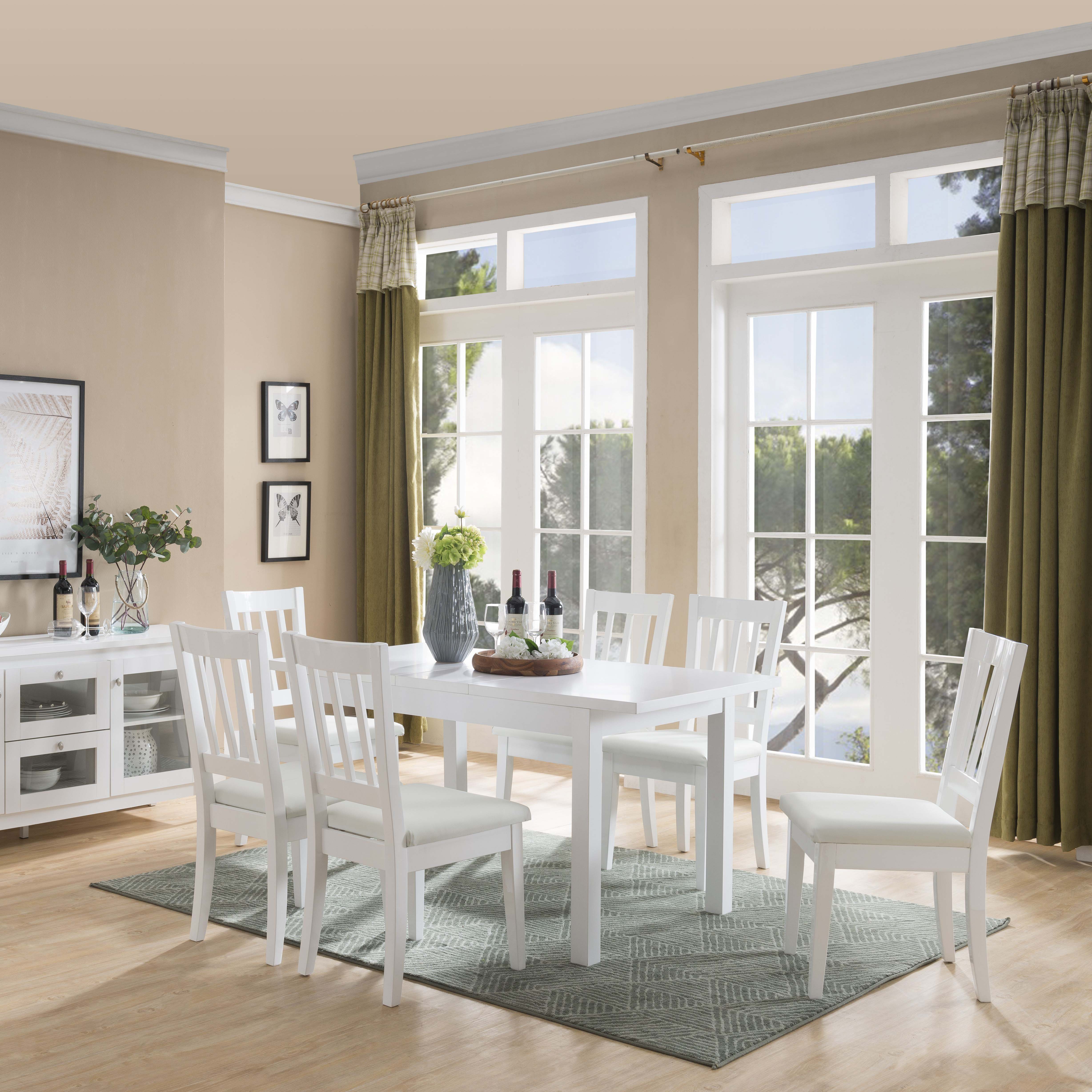 ID USA Dining Table 14002-WHT - Vip Game Room