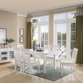 ID USA Dining Table 14002-WHT - Vip Game Room