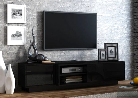 Image of Maxima House TV Stand SIGMA Floating/ Free standing, Black Cam0006-3