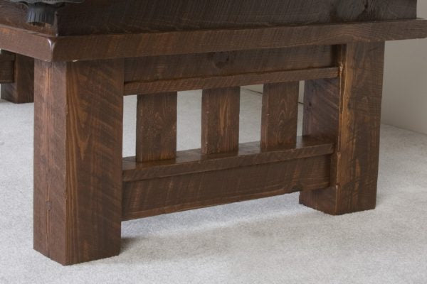 Viking Log Barnwood Cheyenne Billiard Table Body - Vip Game Room
