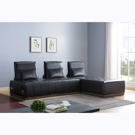 ID USA Sectional 8095-GRY - Vip Game Room